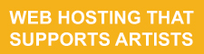 Web hosting that supports artists.